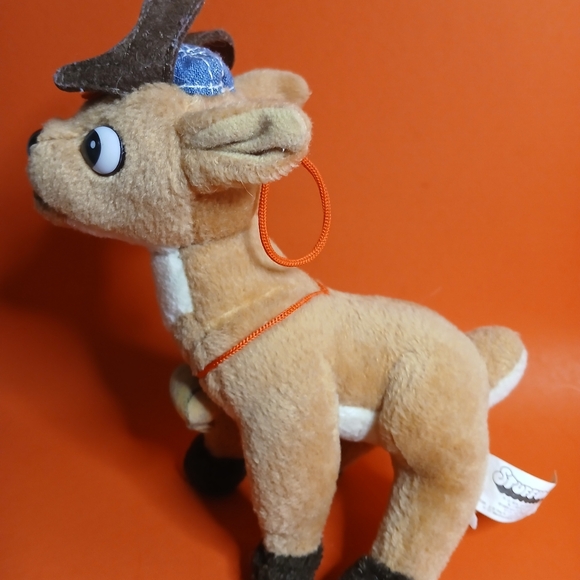 Vintage 1999 Stuffins Inc ,Rudolph the red nose reindeer stffed plush,lot of two - Picture 4 of 8